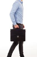 Burkely Dean Vintage Aktetas 3-vaks Brown - thumbnail