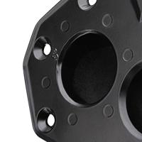 Adam Hall SM7DT dubbele tilt speakerflens - thumbnail