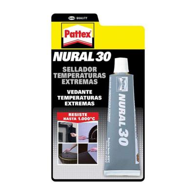 Cement Pattex Nural 30 Sticker Bestand tegen hoge temperaturen Grijs 150 g