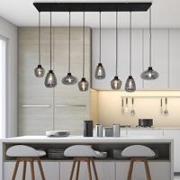 Steinhauer Hanglamp reflexion L 145 cm B 25 cm 2680 zwart - thumbnail