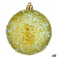 Set kerstballen Groen Plastic 8 x 9 x 8 cm (12 Stuks) - thumbnail