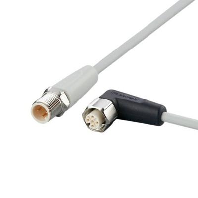 ifm Electronic EVF057 Verbindingskabel Aantal polen (sensoren): 4, 5 Stekker, recht, Bus, haaks 10 m 1 stuk(s)