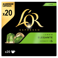 Douwe Egberts L'Or Intensity koffiecapsules, Lungo Elegante, pak van 20 stuks - thumbnail