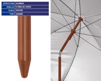 Parasol Blauw 200 cm UPF 50+ - thumbnail