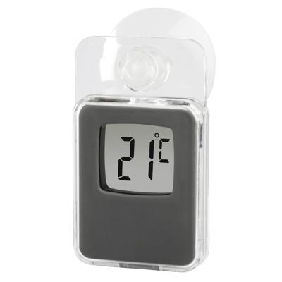 Hama Raamthermometer Voor Binnen En Buiten Digitaal 7,5 X 4,6 Cm Grijs