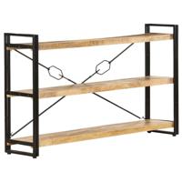 VidaXL Boekenkast met 3 schappen 140x30x80 cm massief mangohout - thumbnail