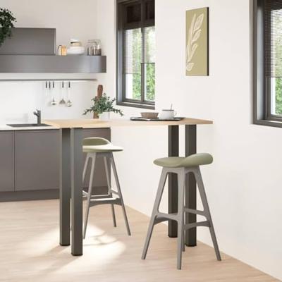 Bartafelpoten 4 st 110-112 cm staal antraciet