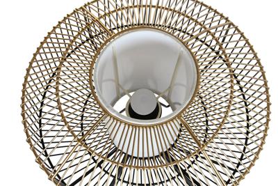 Vloerlamp DKD Home Decor Zwart Gouden Ijzer 50 W 220 V 39 x 39 x 103 cm