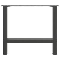 Salontafelpoten 2 st 50x(42-43) cm staal antracietkleurig - thumbnail