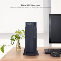 ATX/mATX Semi-toren BehuizingTooQ TQC-3008U3C Zwart - thumbnail