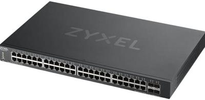 Zyxel 48-Port Gigabit Ethernet Smart Managed Switch met 4 10G SFP+ Slots en Hybrid Cloud mode [XGS1930-52]