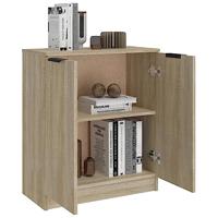 Dressoir 60x30x70 cm bewerkt hout sonoma eikenkleurig - thumbnail