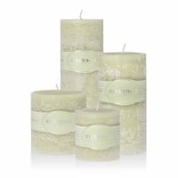 Riverdale Geurkaars Pillar pistache 7,5x7,5cm - thumbnail