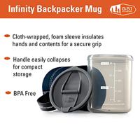 GSI Outdoors Infinity Backpacker Drinkbeker Blauw - thumbnail