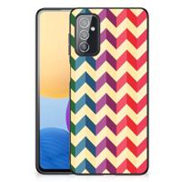 Samsung Galaxy M52 Back Case Zigzag Multi Color - thumbnail