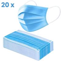 Silverline Wegwerpmaskers / Mondkapjes 3-Laag - 20 Stuks - thumbnail