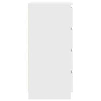 Dressoir 37,5x35x76 cm bewerkt hout wit - thumbnail