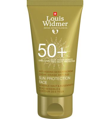 Sun protection face 50+ licht geparfumeerd 50 Milliliter