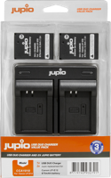 Jupio Value Pack: 2x Battery LP-E12 + USB Dual Charger - thumbnail