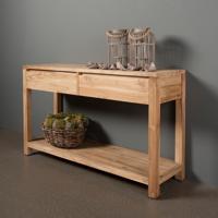 Tower Living Sidetable 'Corona' Teak, 130cm - thumbnail
