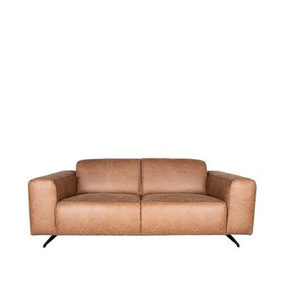 LABEL51 2-zits Bank 'Modena' Microfiber, kleur Cognac