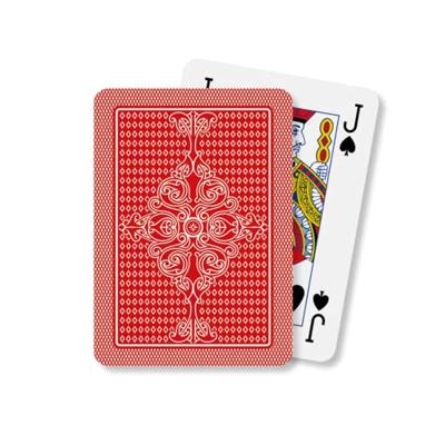 Dal Negro speelkaarten 8,8 x 6,3 cm pvc rood 55-delig Dal Negro speelkaarten 8,8 x 6,3 cm pvc rood 55-delig