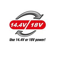 Panasonic EY45A2XW Accu cirkelzaag 135mm (houtblad) 14,4/18V Basic Body - thumbnail