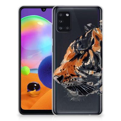 Smartphone hoesje Samsung Galaxy A31 Watercolor Tiger Smartphone hoesje Samsung Galaxy A31 Watercolor Tiger
