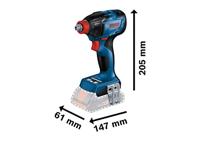 Bosch Professional GDR 18V-210 C Accu slagschroevendraaier 210Nm 18V Basic Body in L-Boxx - 06019J0101 - thumbnail