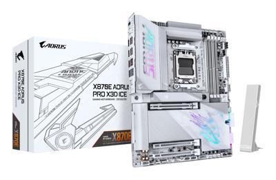 Gigabyte X870E AORUS PRO X3D Moederbord Socket AMD AM5 Vormfactor ATX Moederbord chipset AMD® X870E