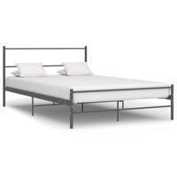 Bedframe metaal grijs 160x200 cm - thumbnail