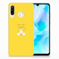 Huawei P30 Lite Telefoonhoesje met Naam Baby Leopard - thumbnail