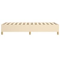 Boxspringframe stof crme 100x200 cm - thumbnail