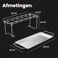 GrillX BBQ Kippenvleugelhouder - thumbnail