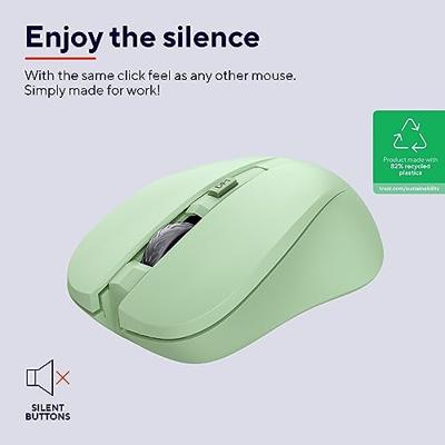 Trust MYDO SILENT Muis Radiografisch Optisch Groen 4 Toetsen 1800 dpi