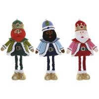 Kerstversiering Home ESPRIT Multicolour 3 Wijzen 30 X 15 X 66 CM (3 Stuks) - thumbnail