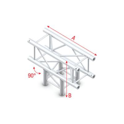 Showtec FQ30 Vierkant truss 017 3-weg T-stuk 90g