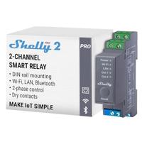 Shelly Shelly Pro 2 DIN-railrelais Bluetooth, WiFi Shelly - thumbnail