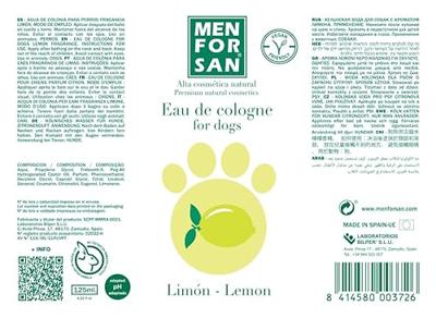 Menforsan - Eau de Cologne voor honden - limoen