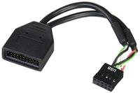 SilverStone G11303050-RT, USB 2.0 (intern) 9pin > USB 3.0 (intern) 19pin adapter - thumbnail
