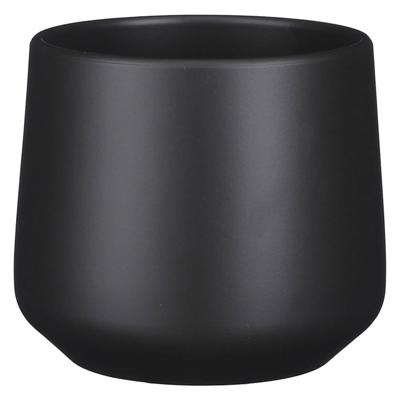 Mica Decorations Bloempot - grijs - mat - keramiek - H14|D15,5 cm