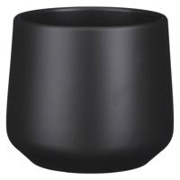 Mica Decorations Bloempot - grijs - mat - keramiek - H14|D15,5 cm - thumbnail