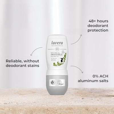 Lavera Deodorant roll-on natural & invisible bio 50 Milliliter