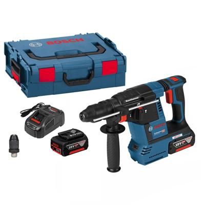 Bosch Blauw gbh 18v-26 f accu boorhamer 2.6j | 5.0ah in l-boxx - 0611910007 Bosch Blauw gbh 18v-26 f accu boorhamer 2.6j | 5.0ah in l-boxx - 0611910007