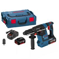 Bosch Blauw gbh 18v-26 f accu boorhamer 2.6j | 5.0ah in l-boxx - 0611910007 - thumbnail