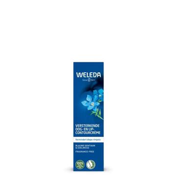 Weleda Blauwe gentaan & edelweiss oog en lipcontourcreme 10 Milliliter