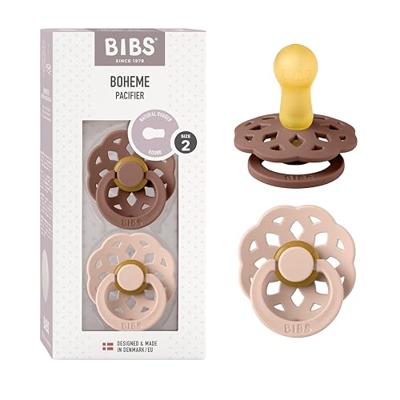 Bibs 2 Fopspeen Duo Woodchuck Blush - thumbnail