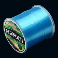 5.0# 0 37 mm 13 5 kg spanning 500m Extra sterk ingevoerde ruwe zijde Nylon vislijn (blauw) - thumbnail