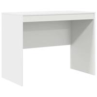 Bureau Wit 100 x 50 x 76 cm Bewerkt hout - thumbnail