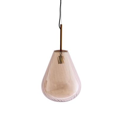 Light & Living Glazen hanglampLeona Ø 33cm - amber glas - 2994818